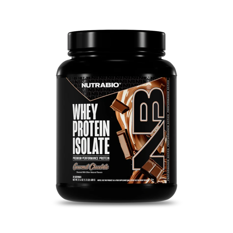 NutraBio Whey Protein Isolate 2Lbs